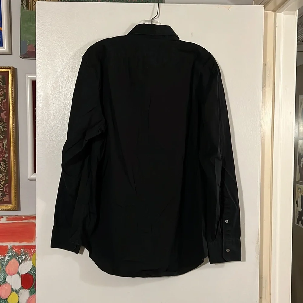 Banana Republic black stretch mens shirt
